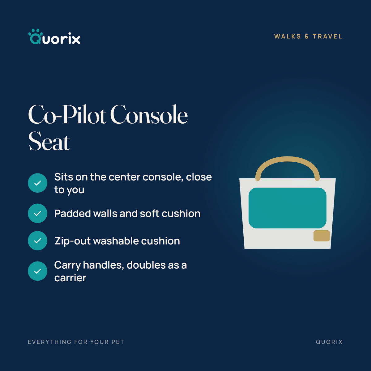 Co-Pilot Console Seat highlights