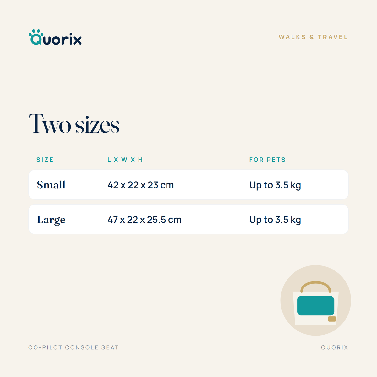 Two sizes