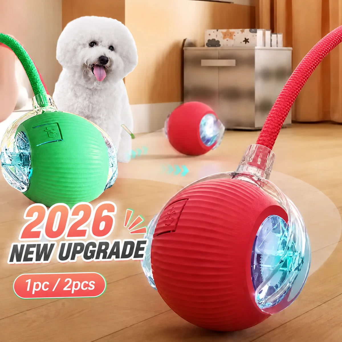 Smart Rolling Ball with a small dog