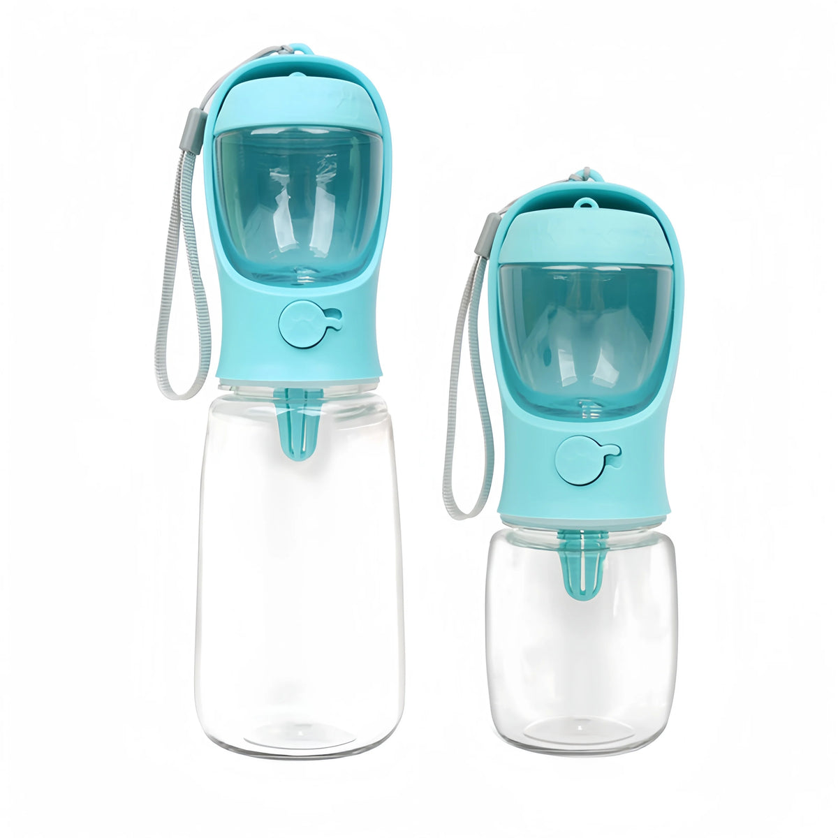 2-in-1 travel bottle in blue