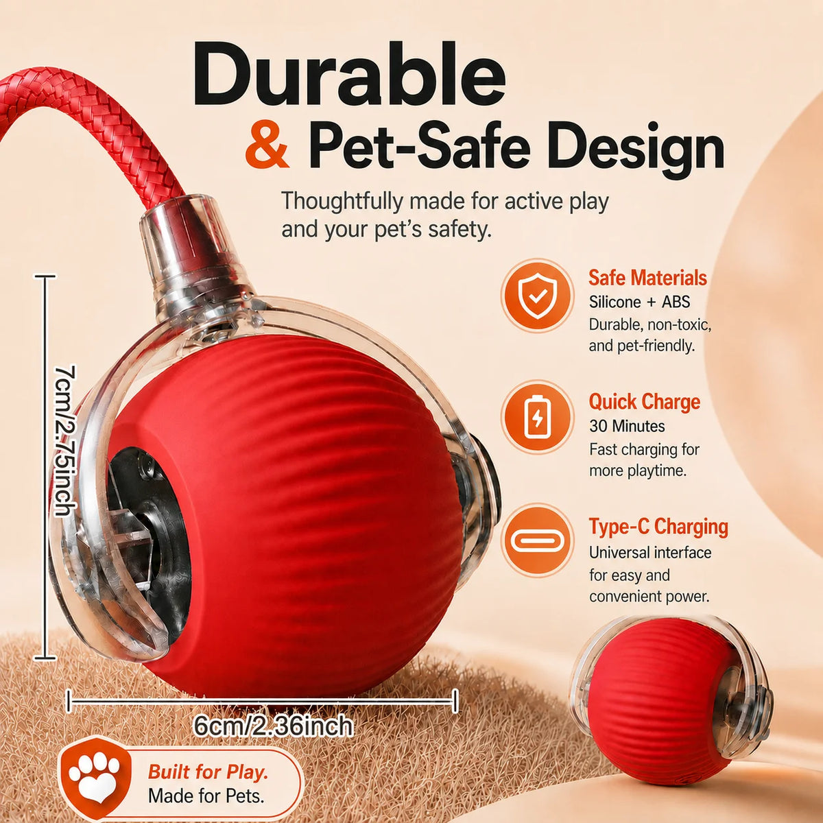 Durable pet-safe design