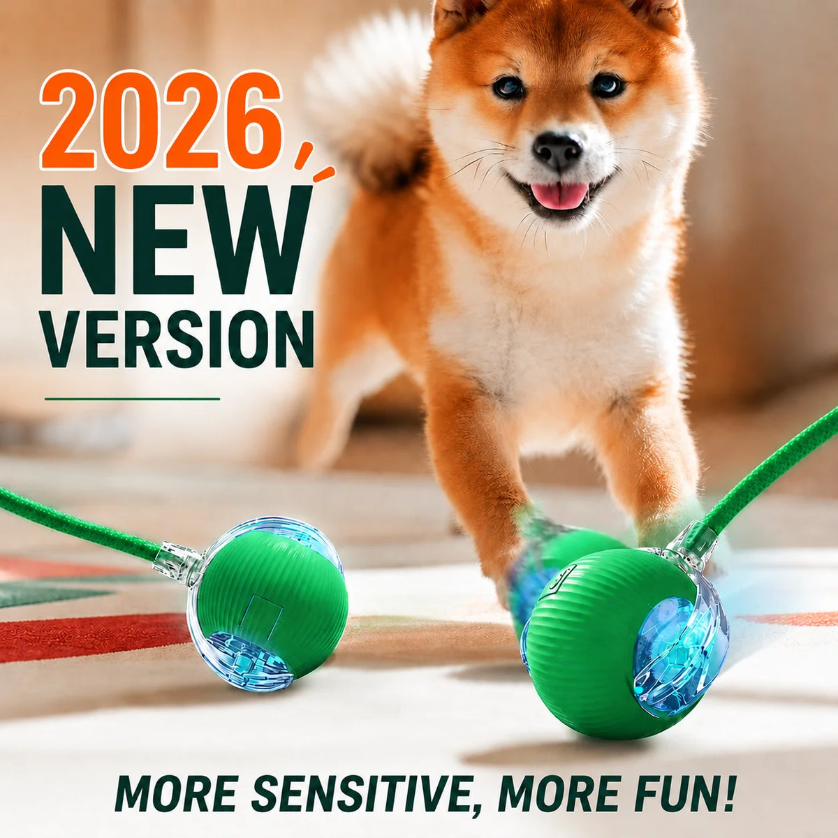2026 version smart ball with a dog